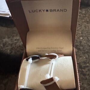 Lucky Brand Tan and Cream Footwear